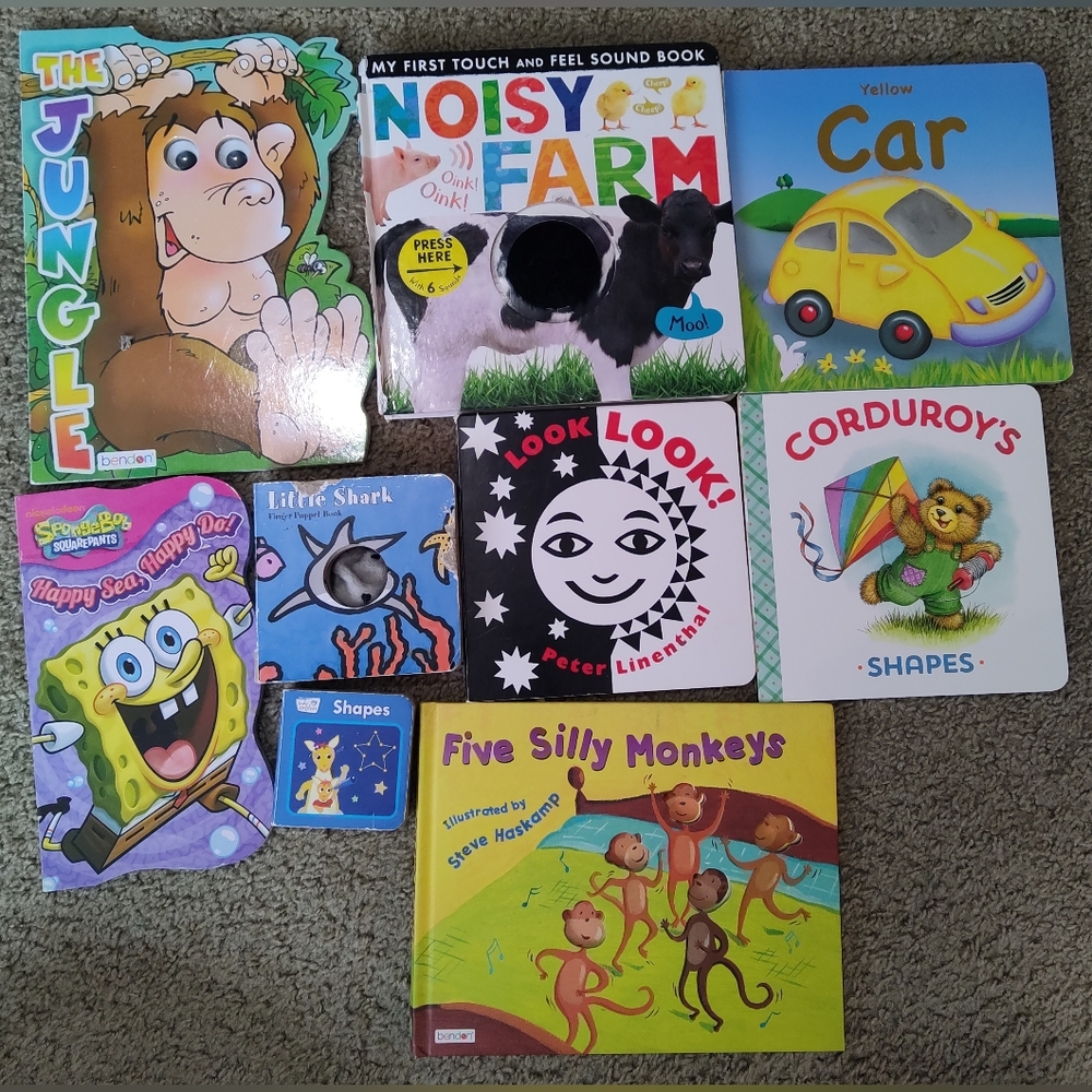 Board Book Lot Including Noisy Farm!